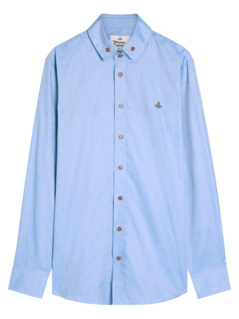 Vivienne Westwood Vivienne Westwood Krall Logo-embroidered Cotton Shirt