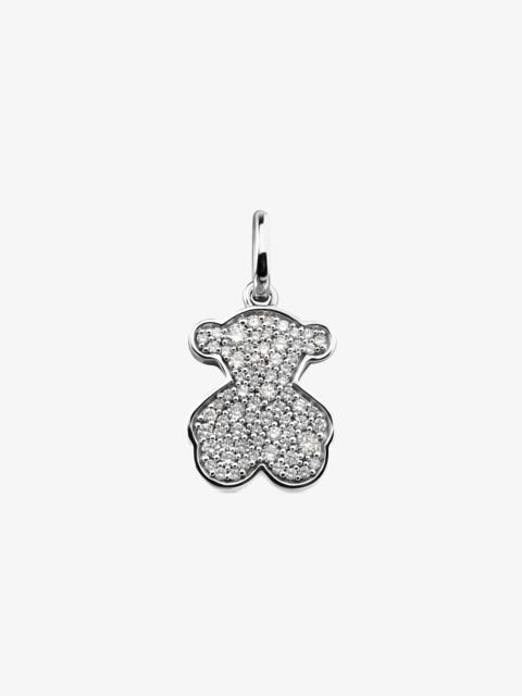 TOUS 18K white gold Icon Gems Pendant with Diamonds