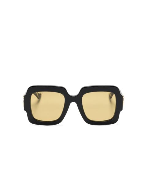 square-frame sunglasses