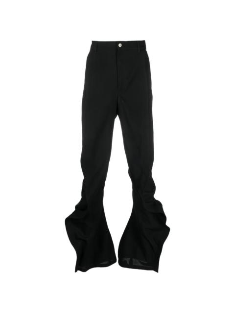 Banana high-waisted slim-fit trousers