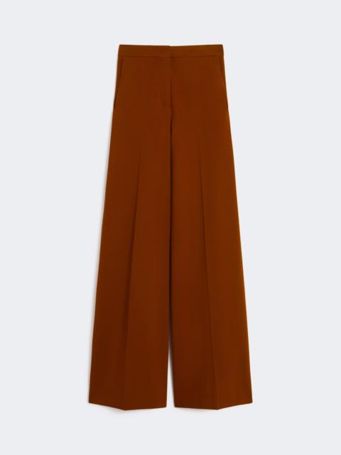 Max Mara TAVERNA Compact jersey trousers - TERRA COTTA