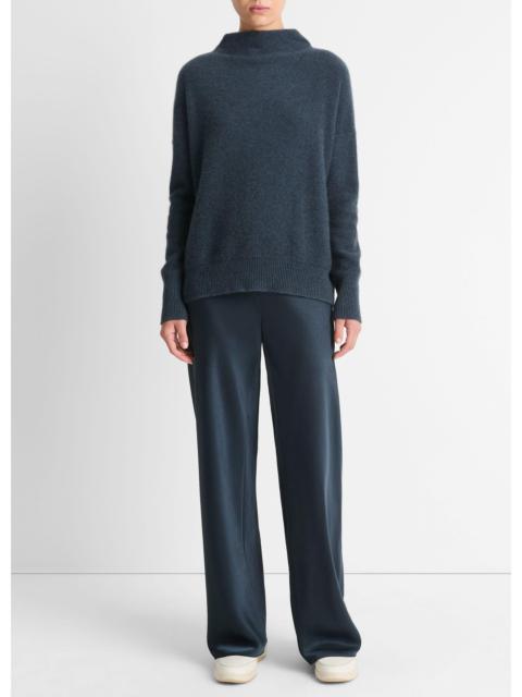 Vince Plush Cashmere Funnel-Neck Sweater
