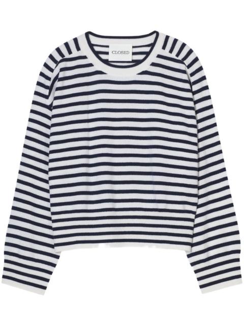 CLOSED striped cashmere sweater