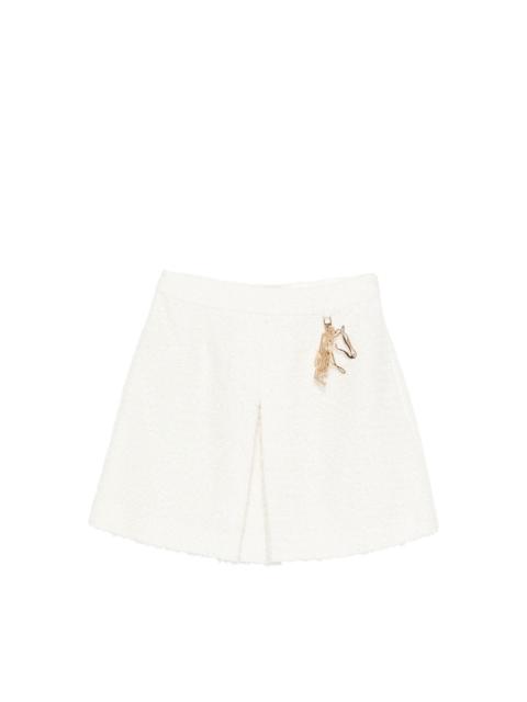 EMPORIO ARMANI Tweed mini skirt