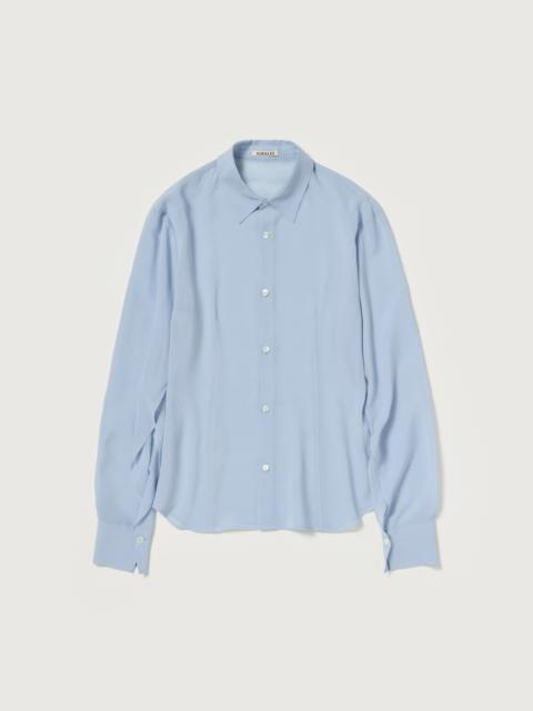 AURALEE AIRY SILK GEORGETTE SHIRT