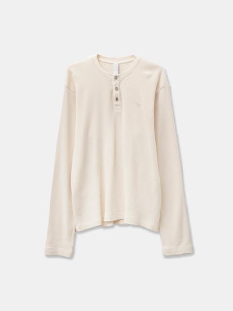 Chrome Hearts Chrome Hearts Cream Henley Pullover Long Sleeve
