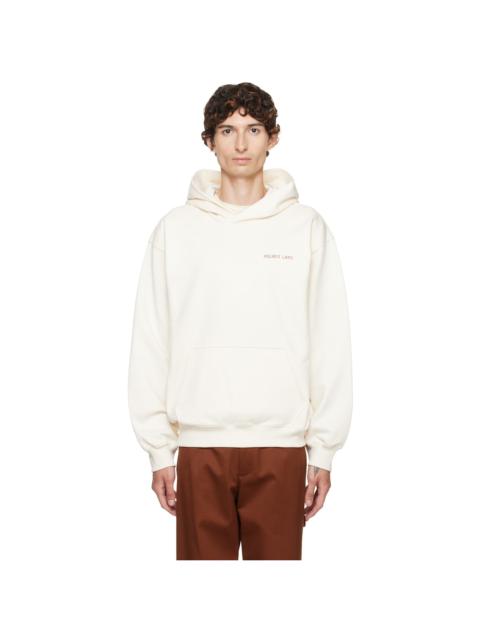 Helmut Lang Off-White Logo Hoodie