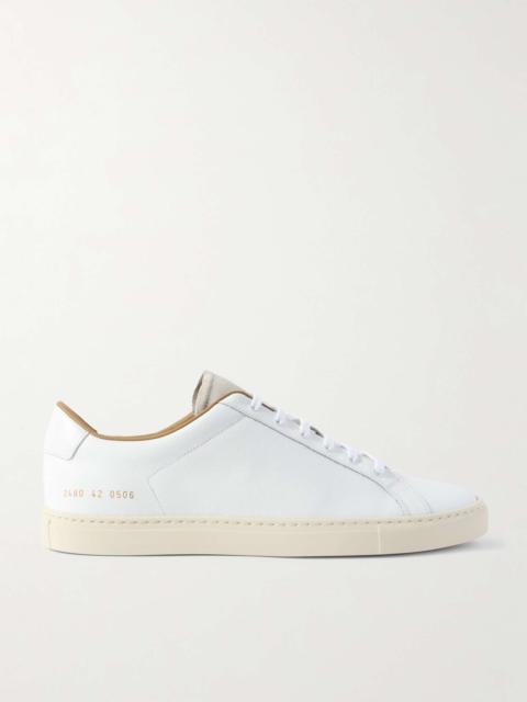 Common Projects Retro Low Full-Grain Leather Sneakers
