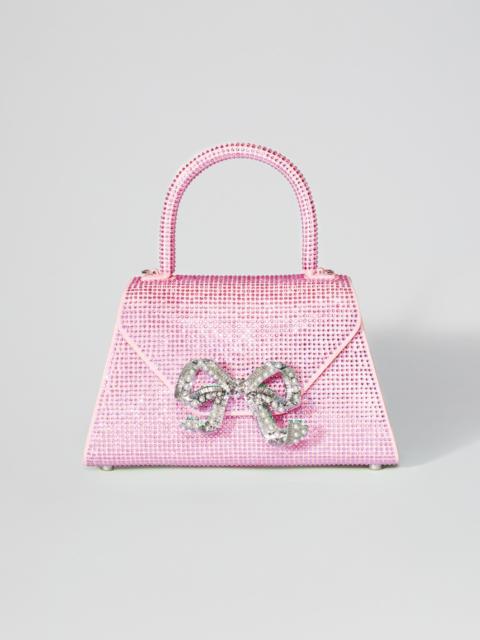 Pink Rhinestone Bow Envelope Mini Bag