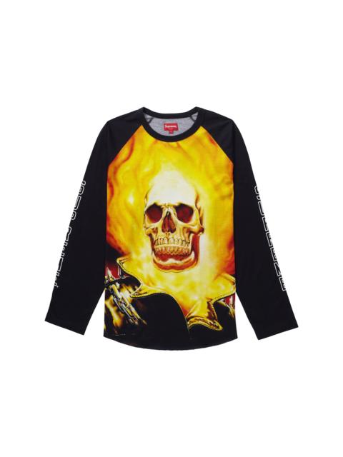 Supreme Supreme Ghost Rider Raglan L/S Top Black