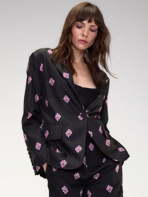 CYNTHIA ROWLEY Blake Silk Twill Blazer