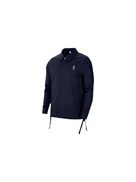 Nike Men's Nike Casual Alphabet Printing Jacket University Deep Blue DB1233-419