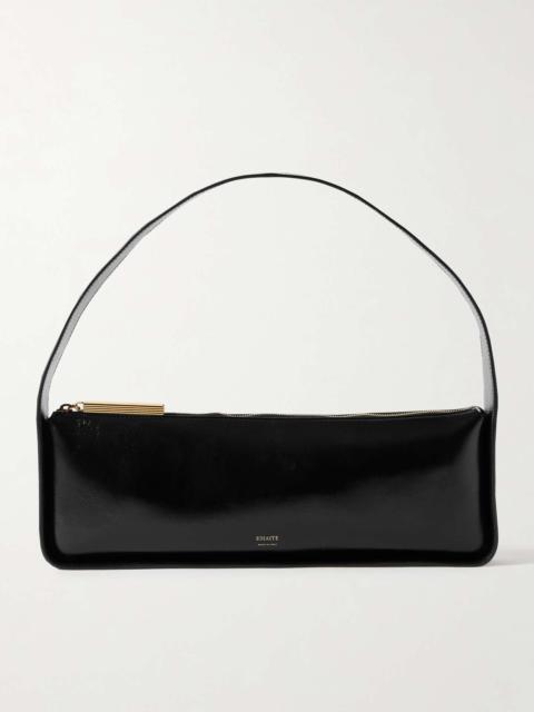 KHAITE Lori leather shoulder bag Black