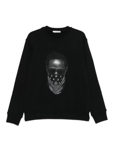 ih nom uh nit graphic-print sweatshirt
