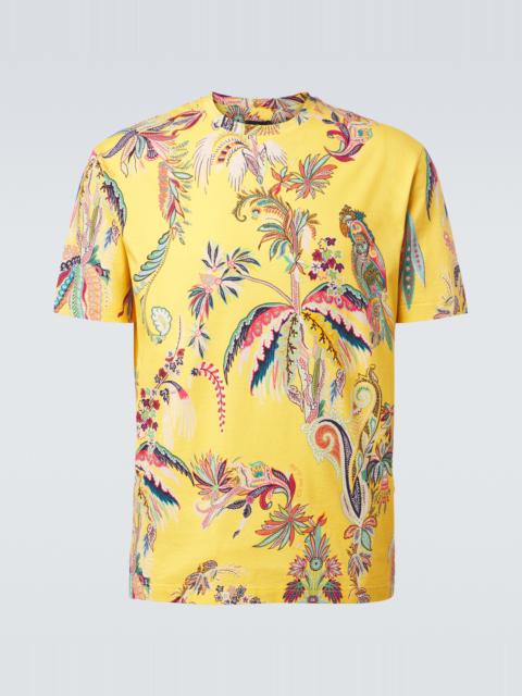 Etro Printed cotton jersey T-shirt