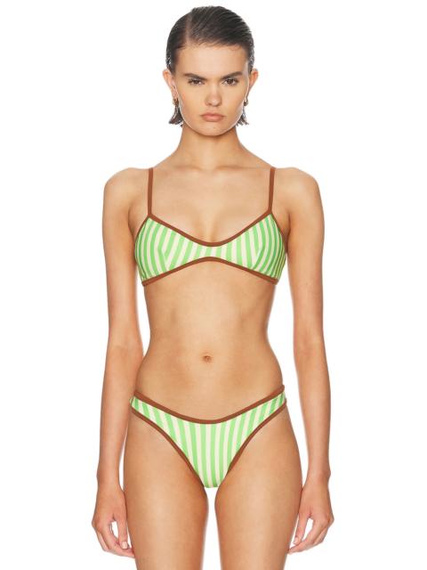 HAIGHT Pipping Cris Bikini Top
