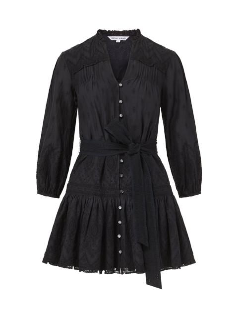 CHRISJEN COTTON EYELET DRESS