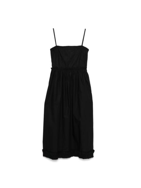 GANNI ワンピース Cotton Poplin String Midi Dress ガニー GANNI GANNI ワンピース Cotton Poplin String Midi
