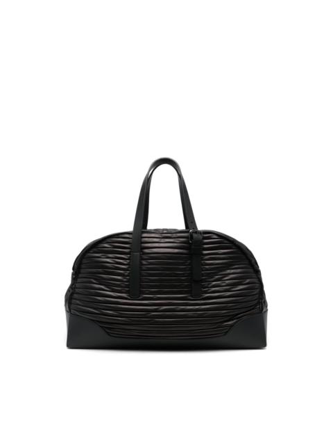 GIORGIO ARMANI plissé holdall