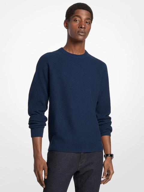 MICHAEL KORS Wool Blend Crewneck Sweater