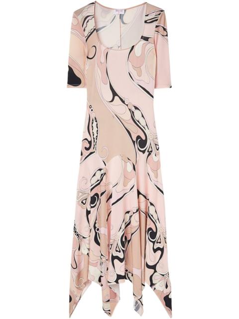 PUCCI orchidee-print dress
