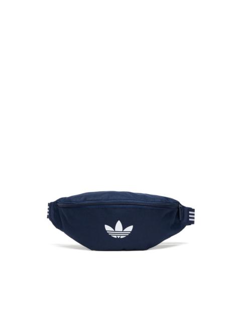 adidas logo striped-strap belt bag