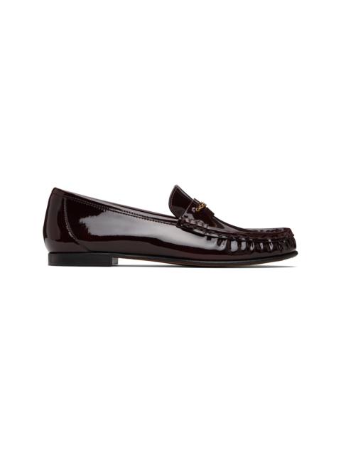 Chloé Burgundy 'Chloé' Loafers