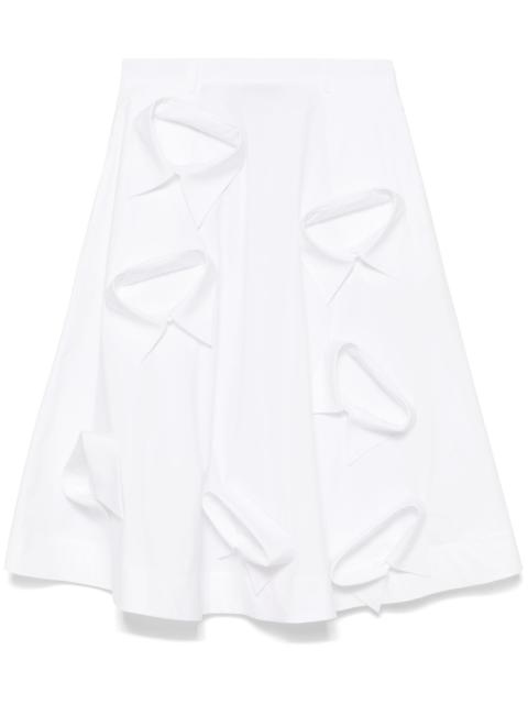 Moschino Multi-collar Midi Skirt