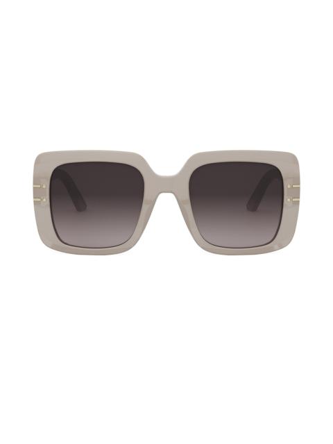 Dior Women's DiorSignature S11I 54MM Square Sunglasses - Gradient Violet Light Beige