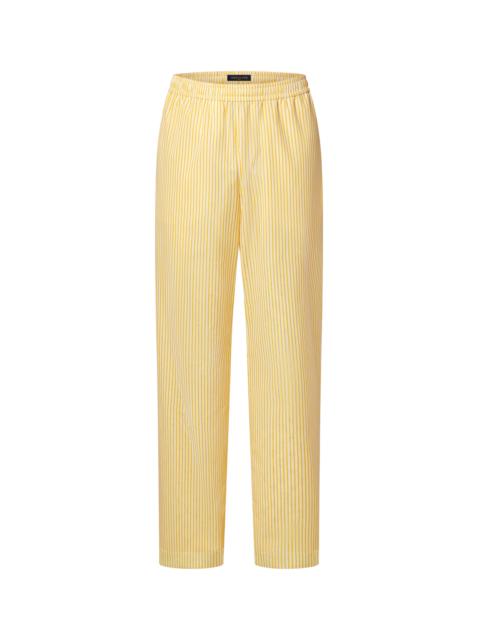 Louis Vuitton Monogram Striped Drawstring Pants