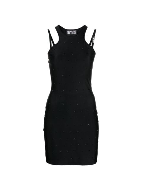 VERSACE JEANS COUTURE crystal-embellished mini dress