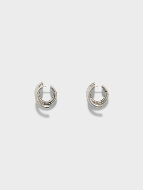 Aeyde Dillon Palladium-Plated Hoop Earrings