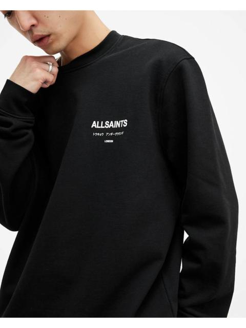 ALLSAINTS UNDERGROUND RELAXED CREW SWEATSHIRT