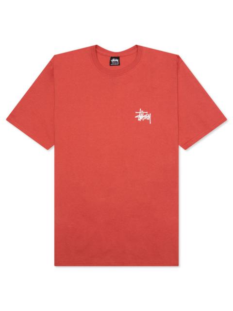 Stüssy BASIC STUSSY TEE - PEPPER