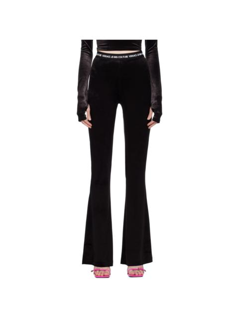 VERSACE JEANS COUTURE Black Flared Leggings
