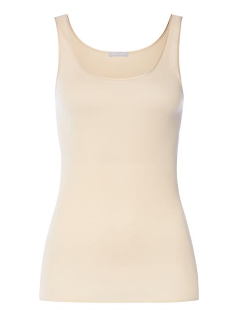 HANRO Cotton Seamless Round Neck Cotton Tank Top