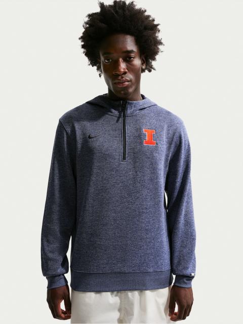 Nike Illinois Fighting Illini Nike NCAA Men's Basketball Coaches' Pullover Hoodie