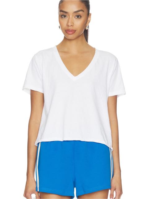 perfectwhitetee Crispy Cotton V Neck Tee