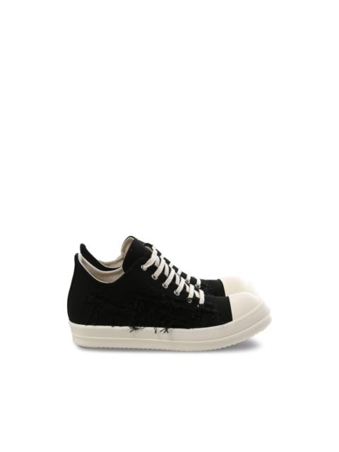 Rick Owens DRKSHDW lace-up distressed sneakers
