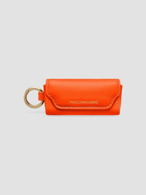 MAISON de SABRÉ Women's Leather Lipstick Charm - Manhattan Sandstone