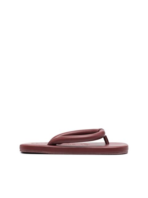 Hastalavista leather flip flops