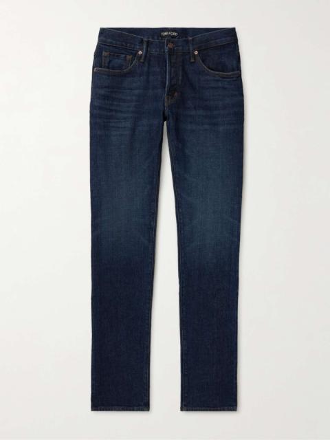 Slim-Fit Straight-Leg Selvedge Jeans