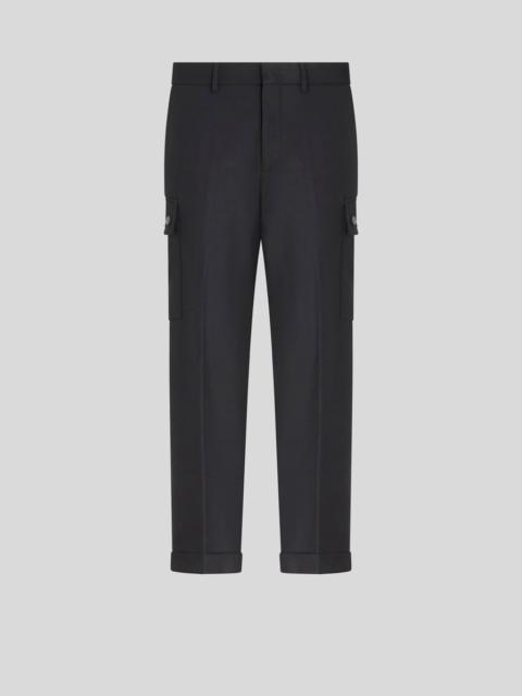 Etro WOOL TROUSERS WITH TUCKS