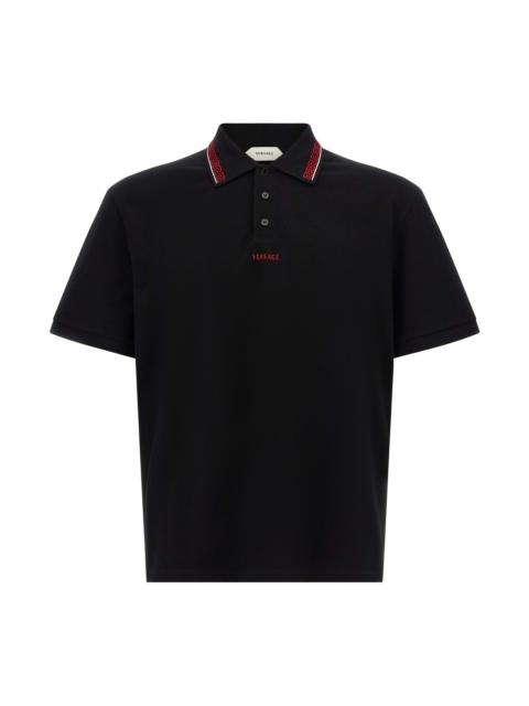VERSACE 'Greca' Polo Shirt