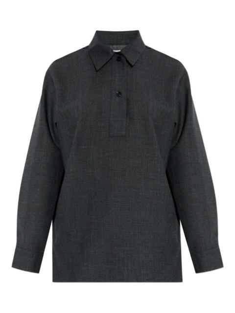Studio Nicholson long-sleeve polo top
