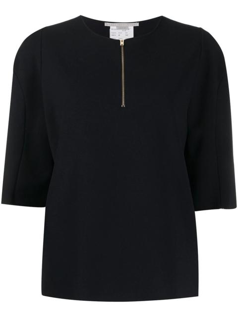 Stella McCartney zip-front knitted top
