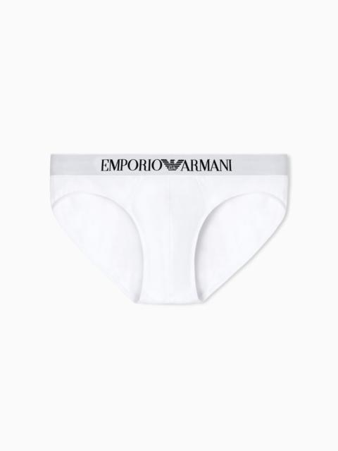 EMPORIO ARMANI 로고 밴드를 가진 Briefs