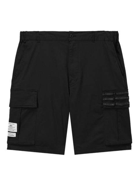 ALPHA INDUSTRIES cargo-pocket label-detail shorts