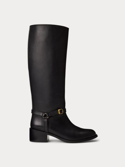 Polo Ralph Lauren Harness Burnished Leather Riding Boot