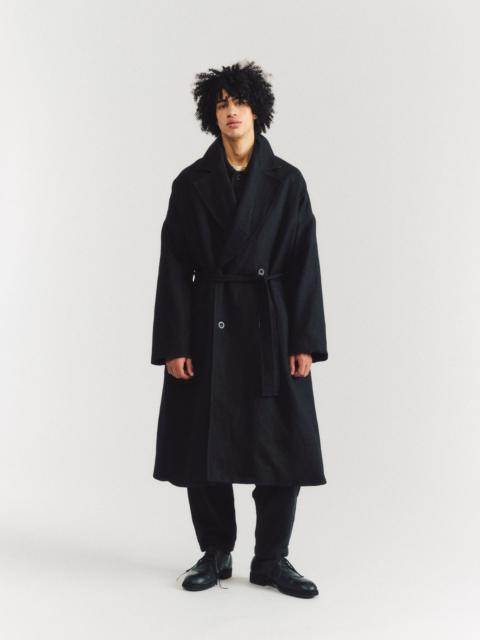 CASEY/CASEY GREAT COAT - FELT - BLACK